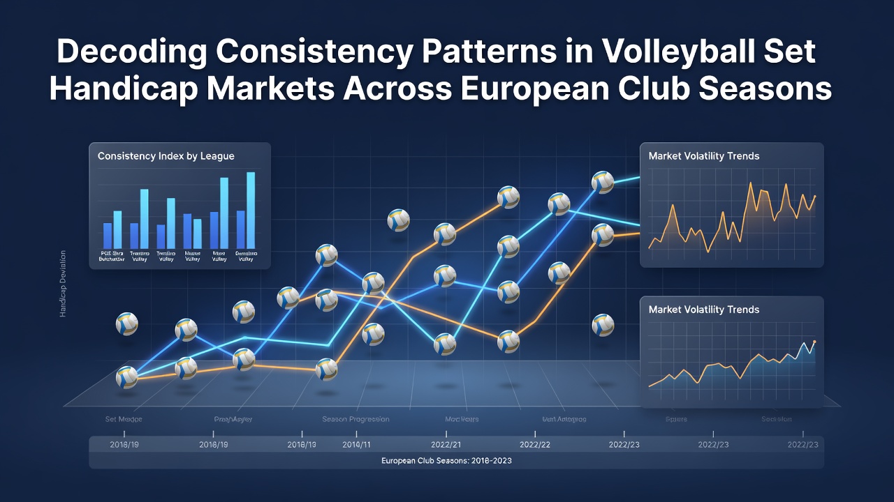 Volleyball match action showing set handicap betting patterns in European club competition