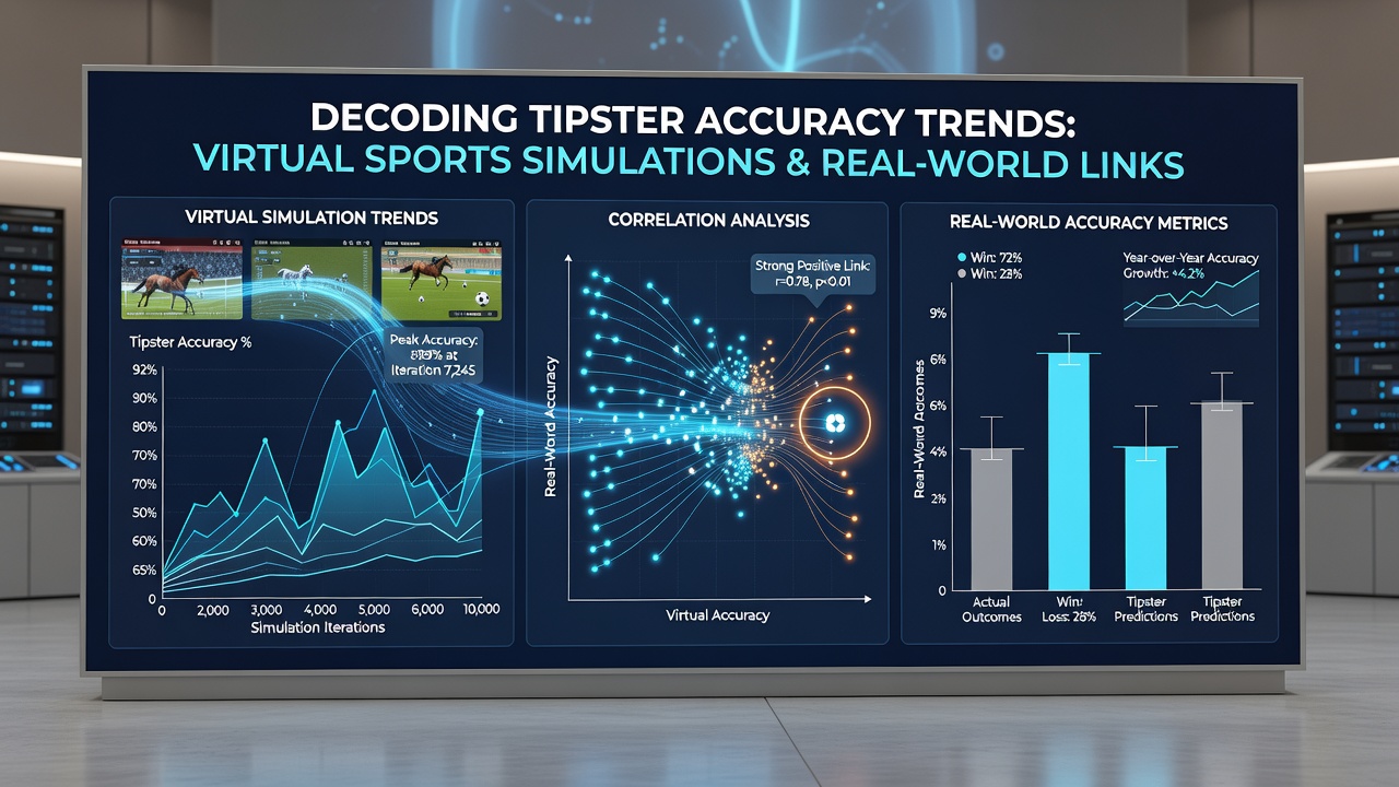 Charts displaying tipster accuracy trends linked to accumulator performance data