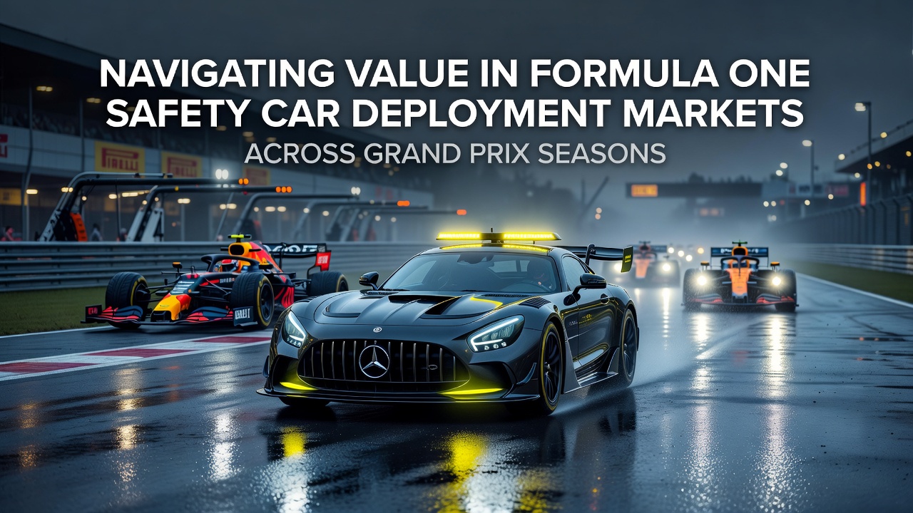 Detailed chart showing safety car deployment statistics across multiple Formula One seasons and circuits