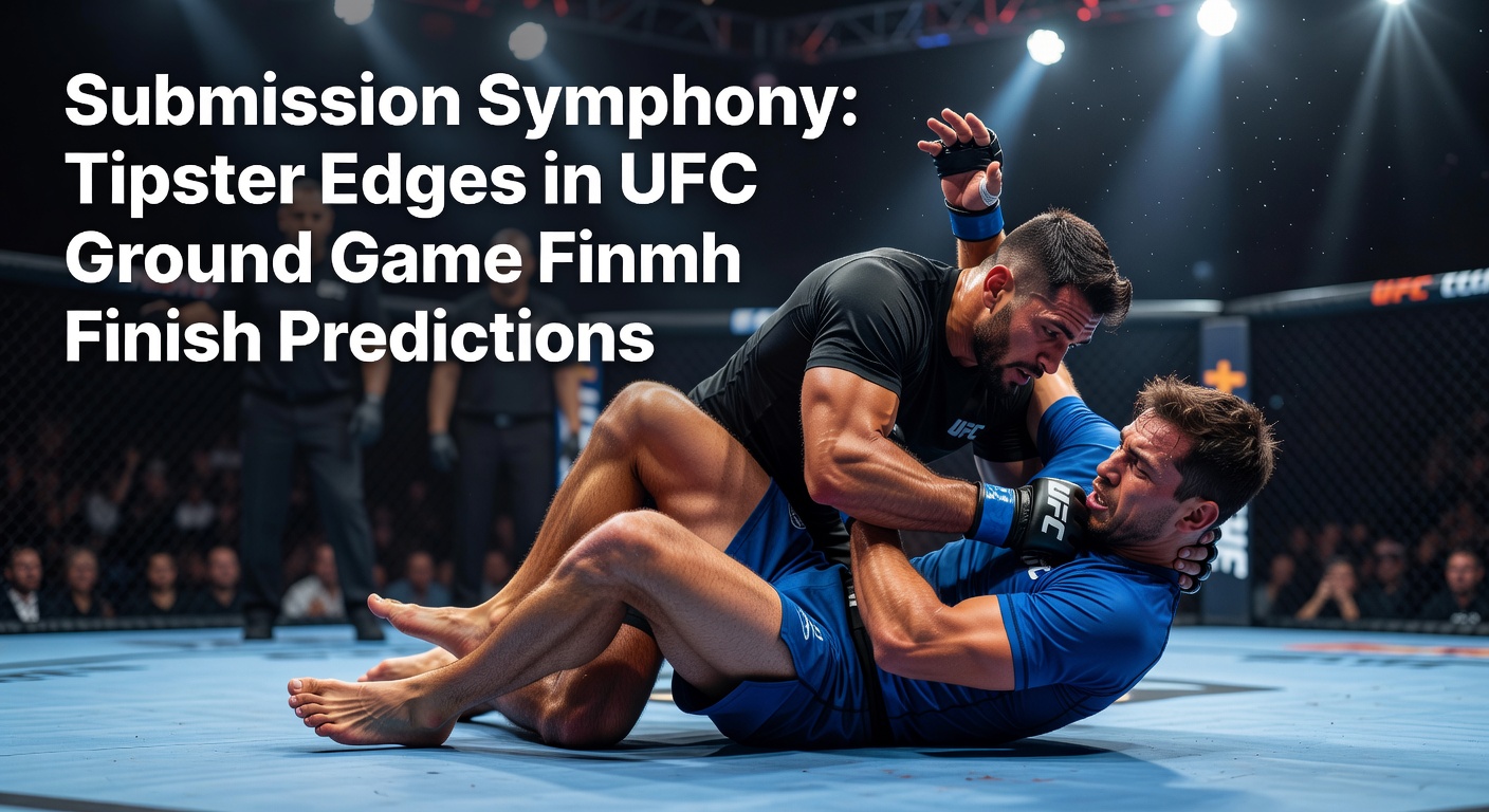 UFC fighters locked in a intense ground battle, showcasing grappling techniques leading to potential submission finishes